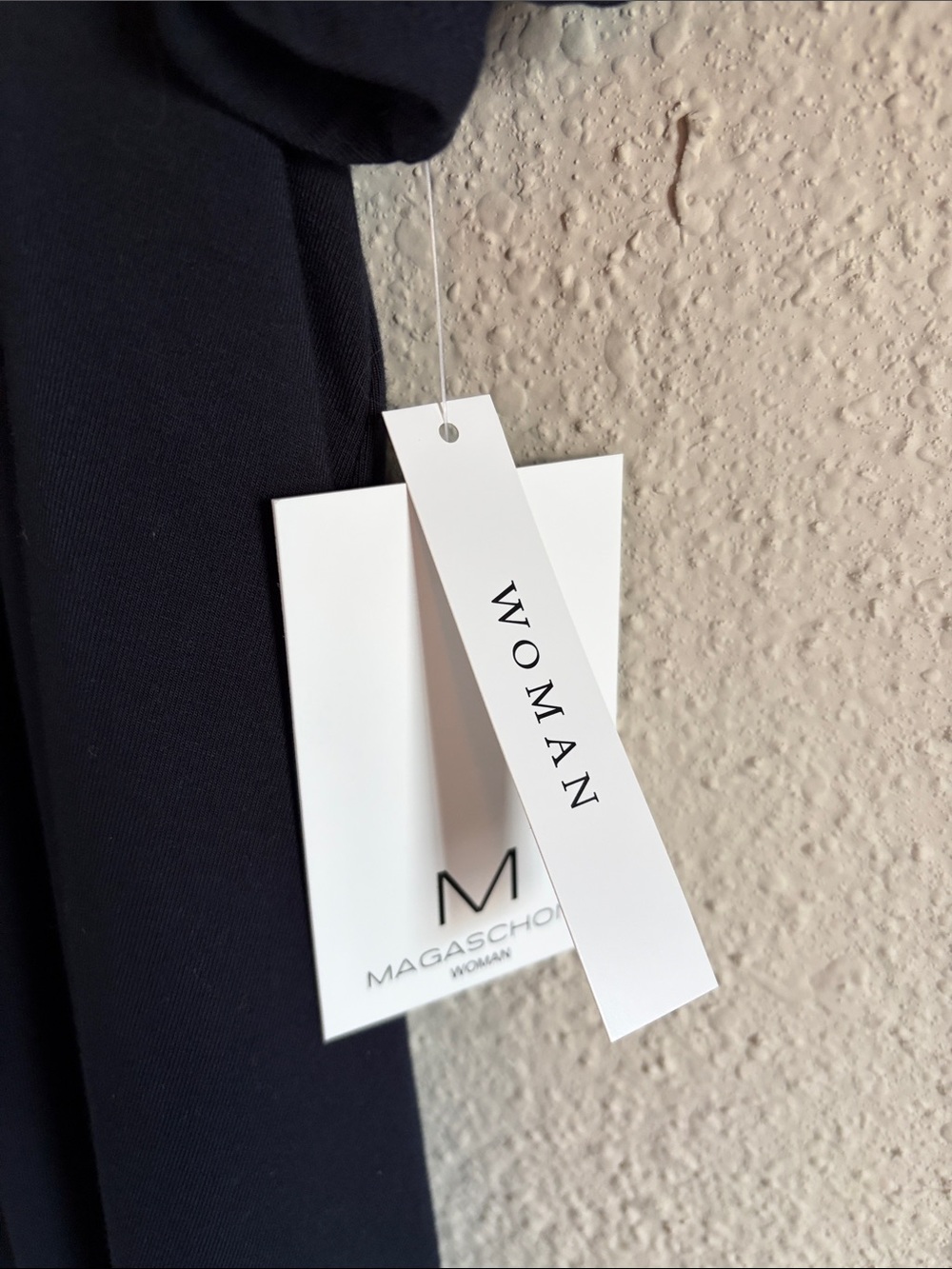 Magaschoni Black Layered Flutter-Sleeve Crew Top - Picture 4 of 6